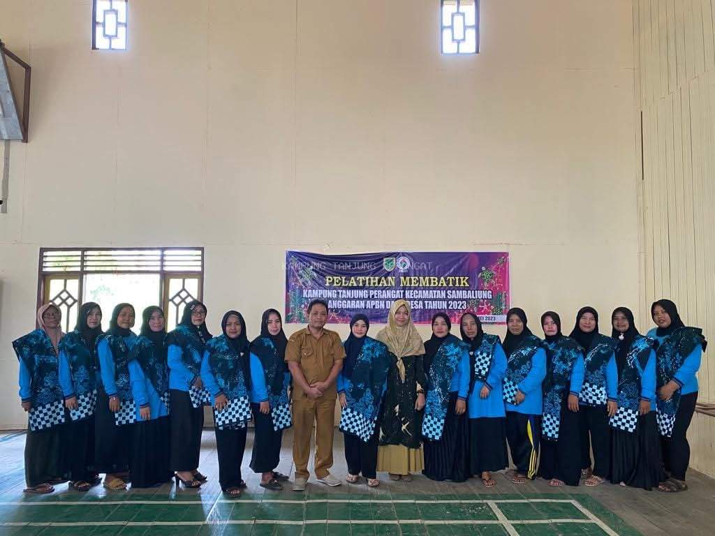 Pelatihan Membatik Tingkatkan Keterampilan Ibu-Ibu Kampung Tanjung Perangat