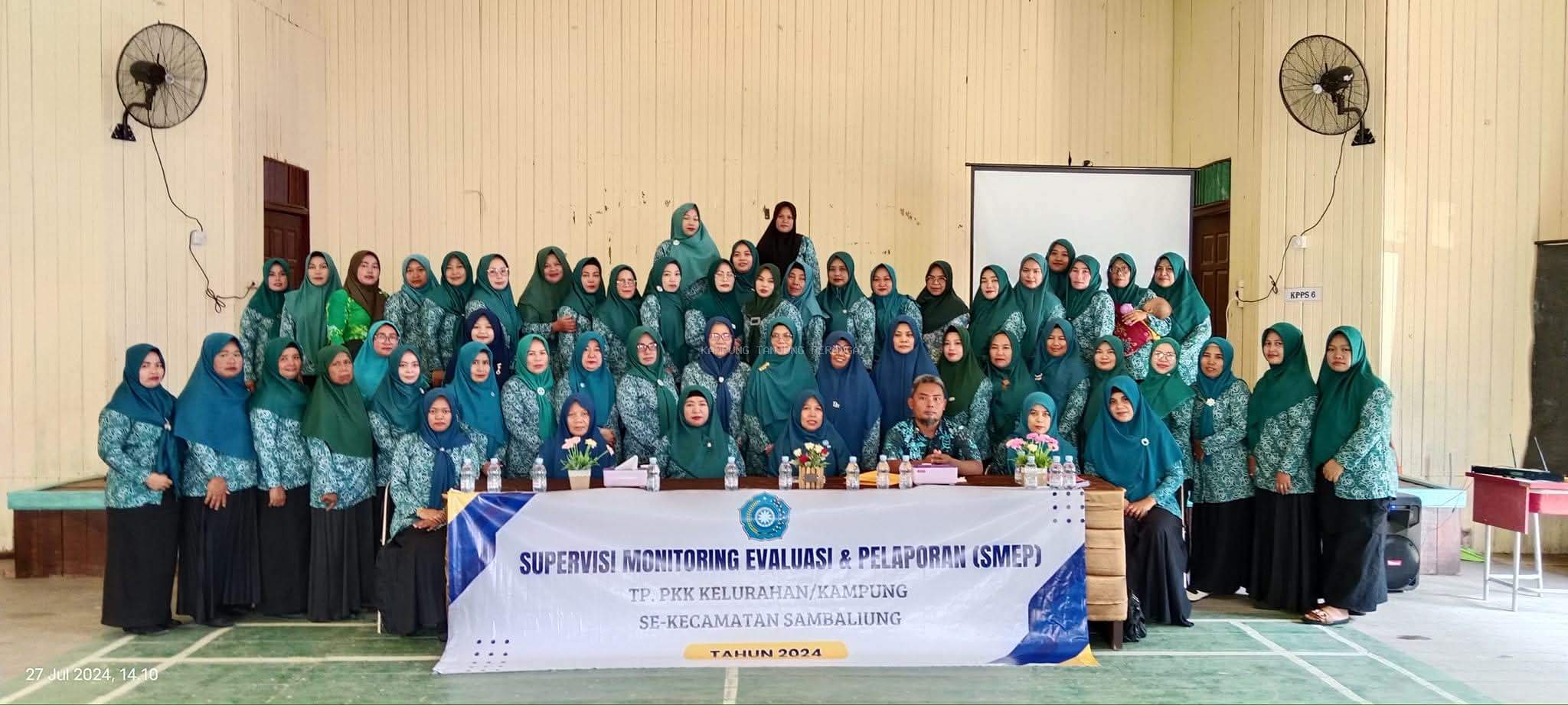 Semangat Membangun Kampung, TP PKK Kampung Tanjung Perangat Ikuti SMEP TP PKK Se-Kecamatan Sambaliung Tahun 2024