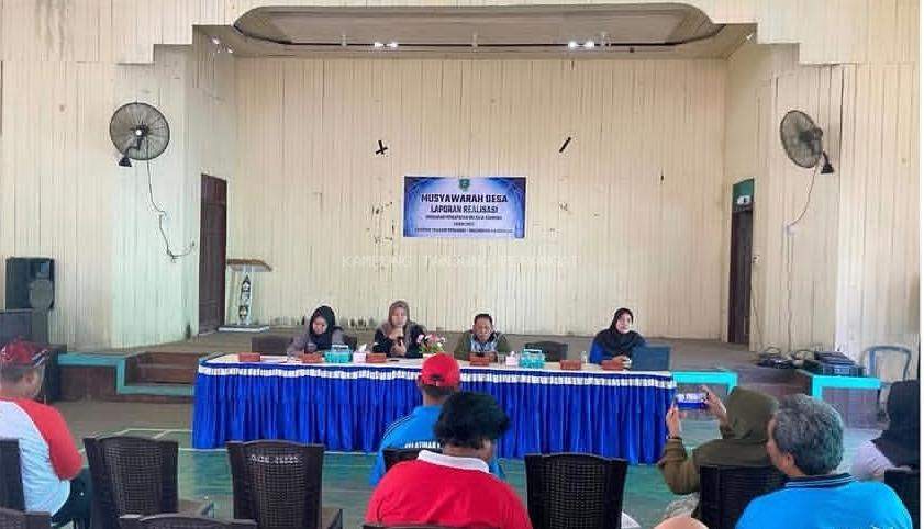Musyawarah Desa Laporan Realisasi APBKam Tahun 2025 Kampung Tanjung Perangat